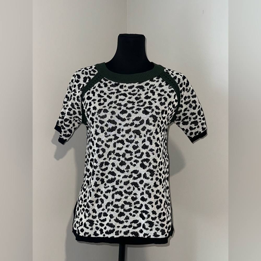 Lysse Leopard Print Knit Top